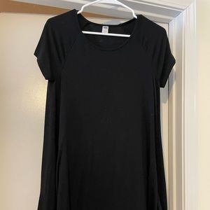 Black t-shirt dress from old navy